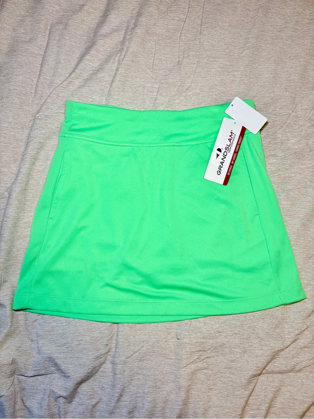 Grand Slam Performance Golf Skort NWT XS Spring Bouquet Green 17" Athletic